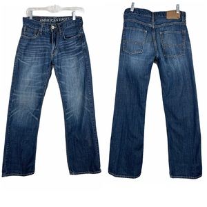 American Eagle Low Rise Boot Cut Medium Wash Jeans